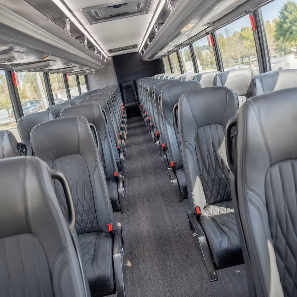 15 35 passenger minibus inside